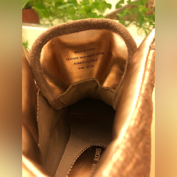 Michael Kors Nikko high tops wedge sneakers size 6.5 - Picture 8 of 14